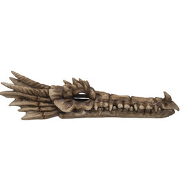Incense Holder Dragon Skull 10.82" X 2.44" X 2.36"