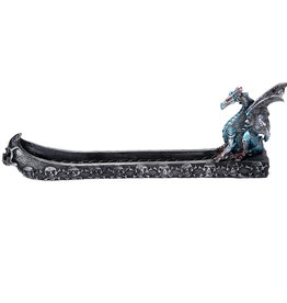 Incense Holder Dragon Vessel 12 1/4" x 2 1/8" x 3 3/4"