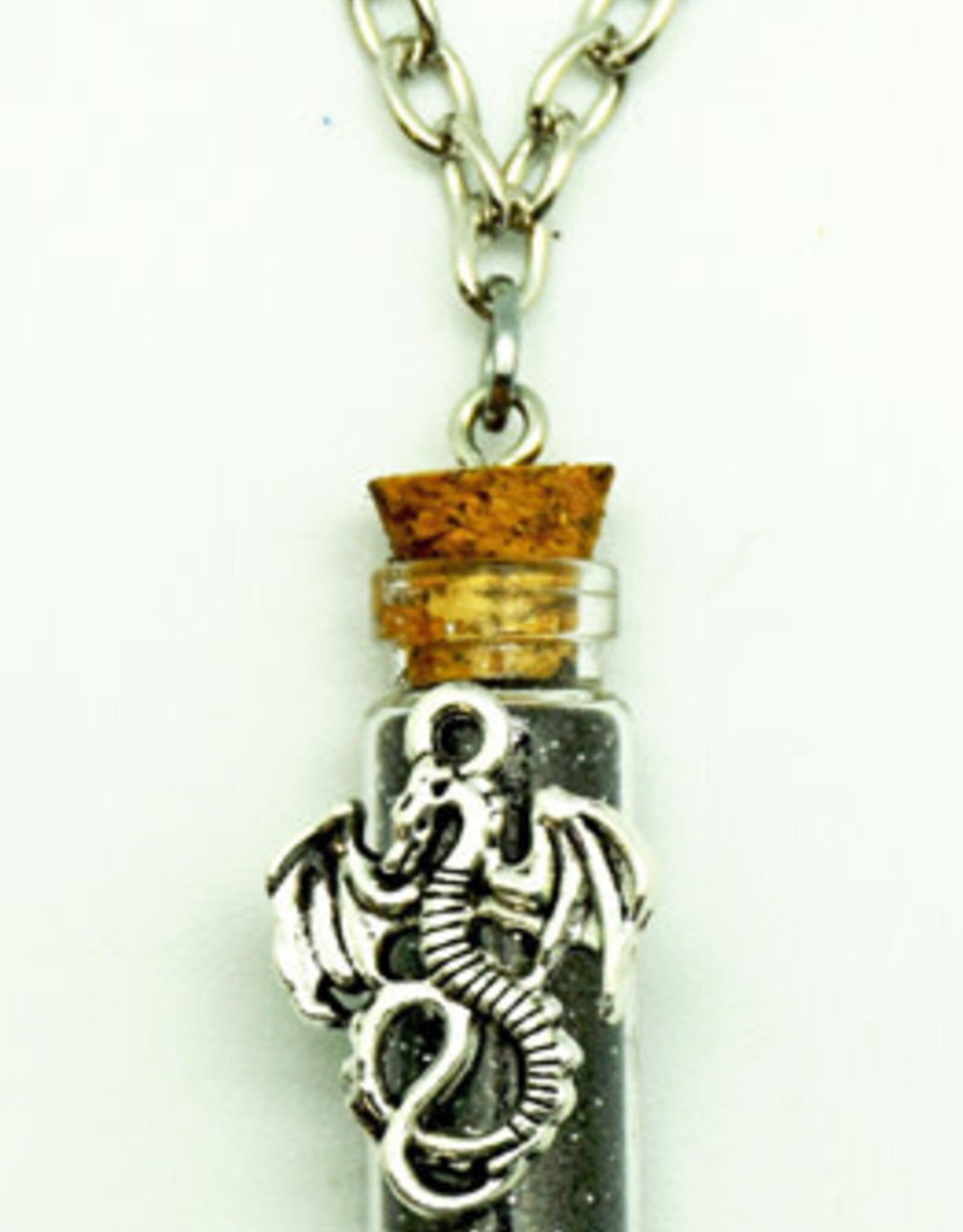 Necklace on Glitter Bottle