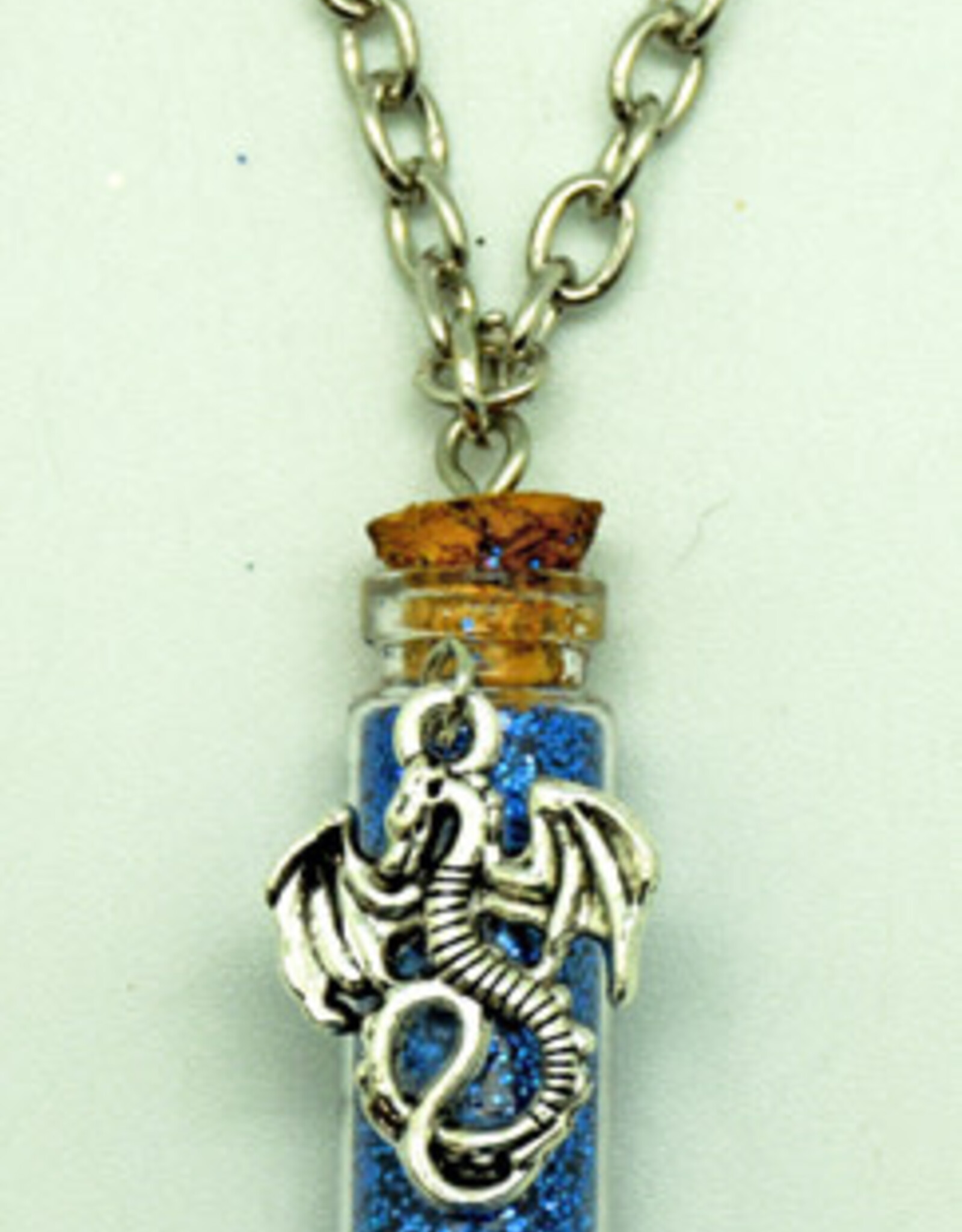 Necklace on Glitter Bottle