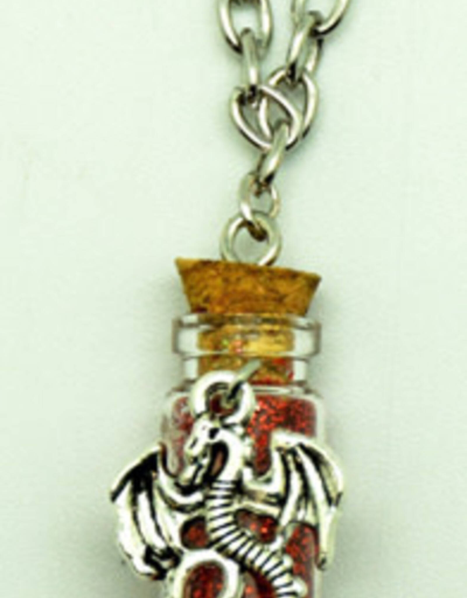 Necklace on Glitter Bottle