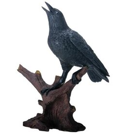 Raven Statue L: 6.25" x W: 4" x H: 8.25"