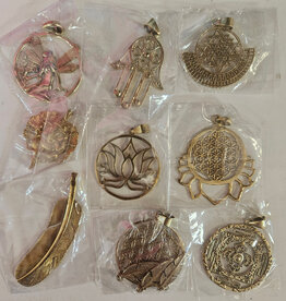 Brass Pendants - Assorted Designs