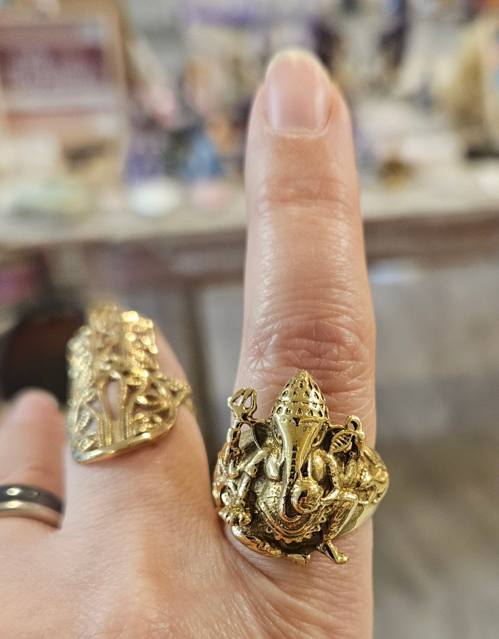 Brass Ring Ganesha