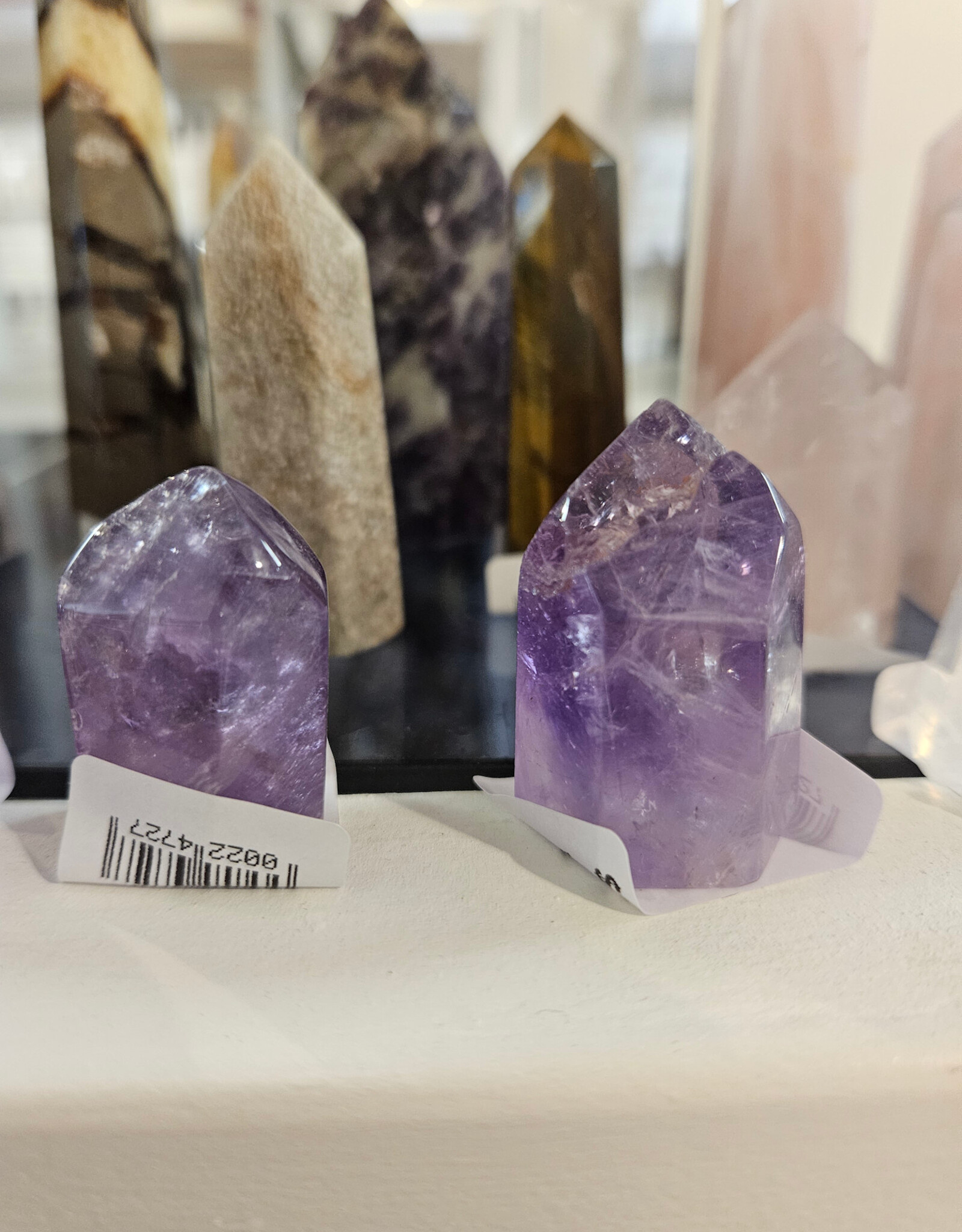 Very Clear Amethyst Polished Point
