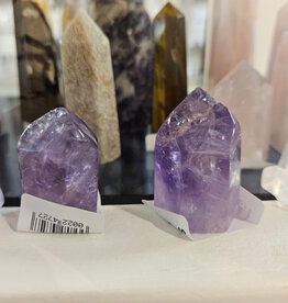 Very Clear Amethyst Polished Point