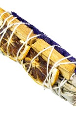 SMUDGING STICKS-FLORIDA WATER-SAGE-LAVEND.-PALO SANTO 4″