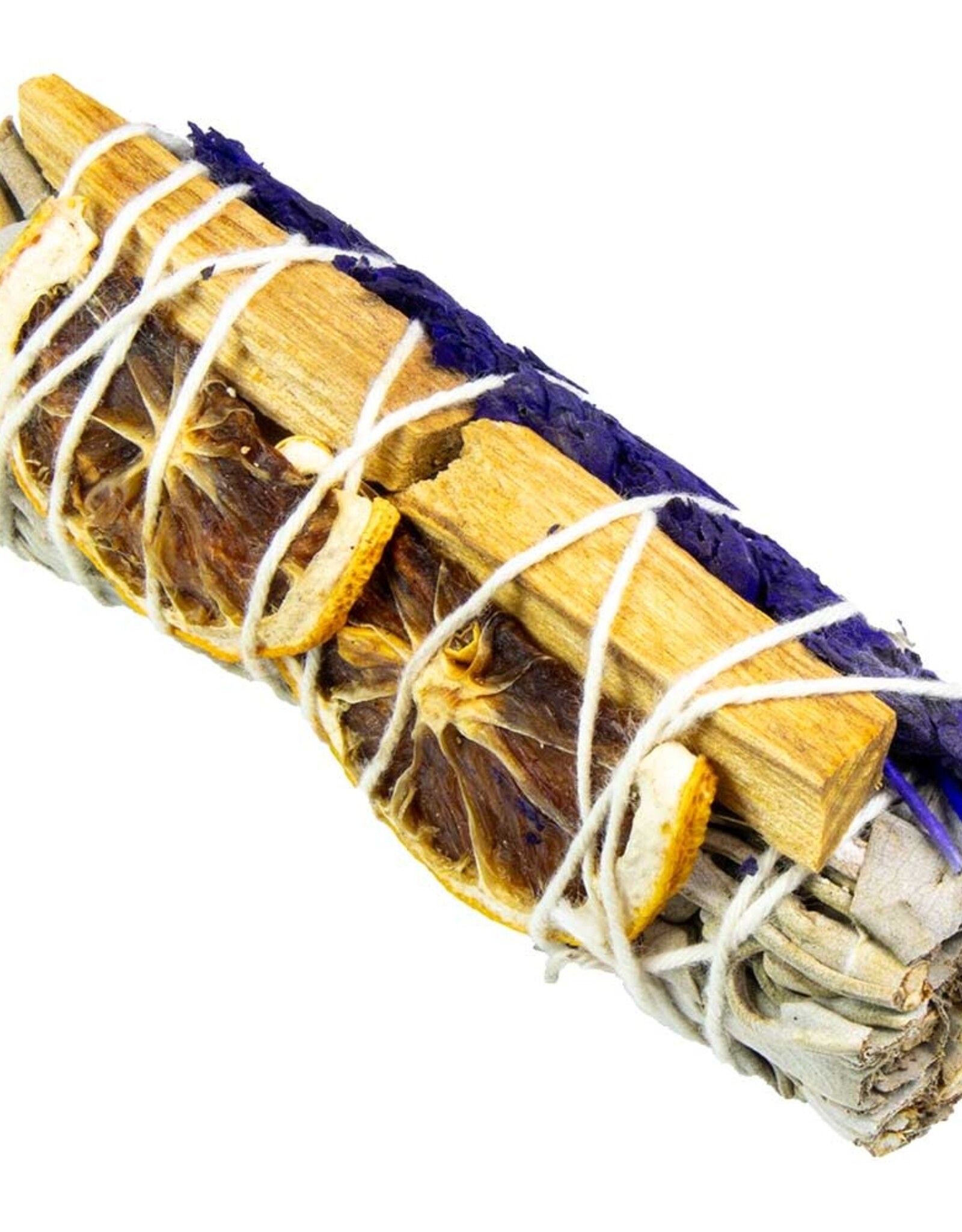 SMUDGING STICKS-FLORIDA WATER-SAGE-LAVEND.-PALO SANTO 4″