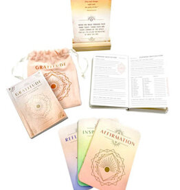 Gratitude Journal and Inspirational Card Deck Set