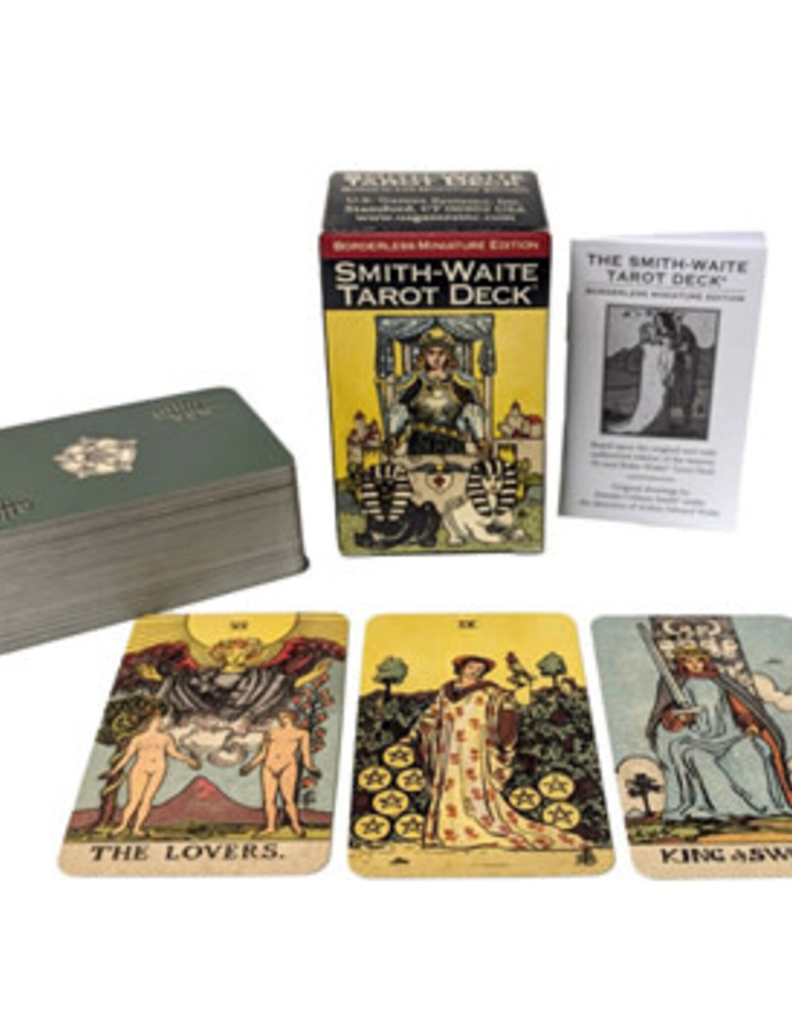 Smith-Waite Tarot Deck Borderless Miniature Edition Deck