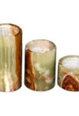Candle Holder - Rainbow Onyx