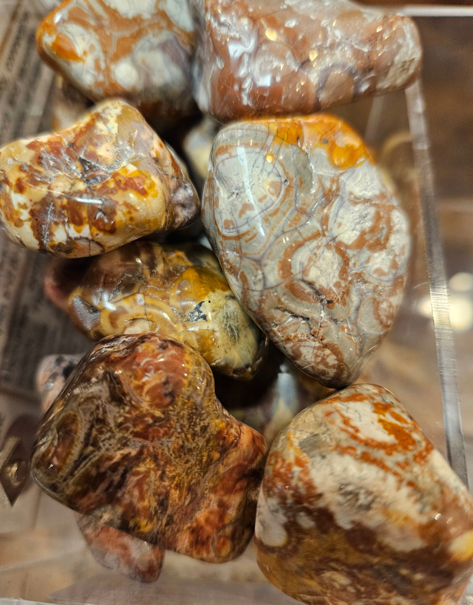 Birdseye Jasper Tumbled Stone