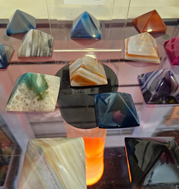 Agate Mini Pyramid - Assorted Colours
