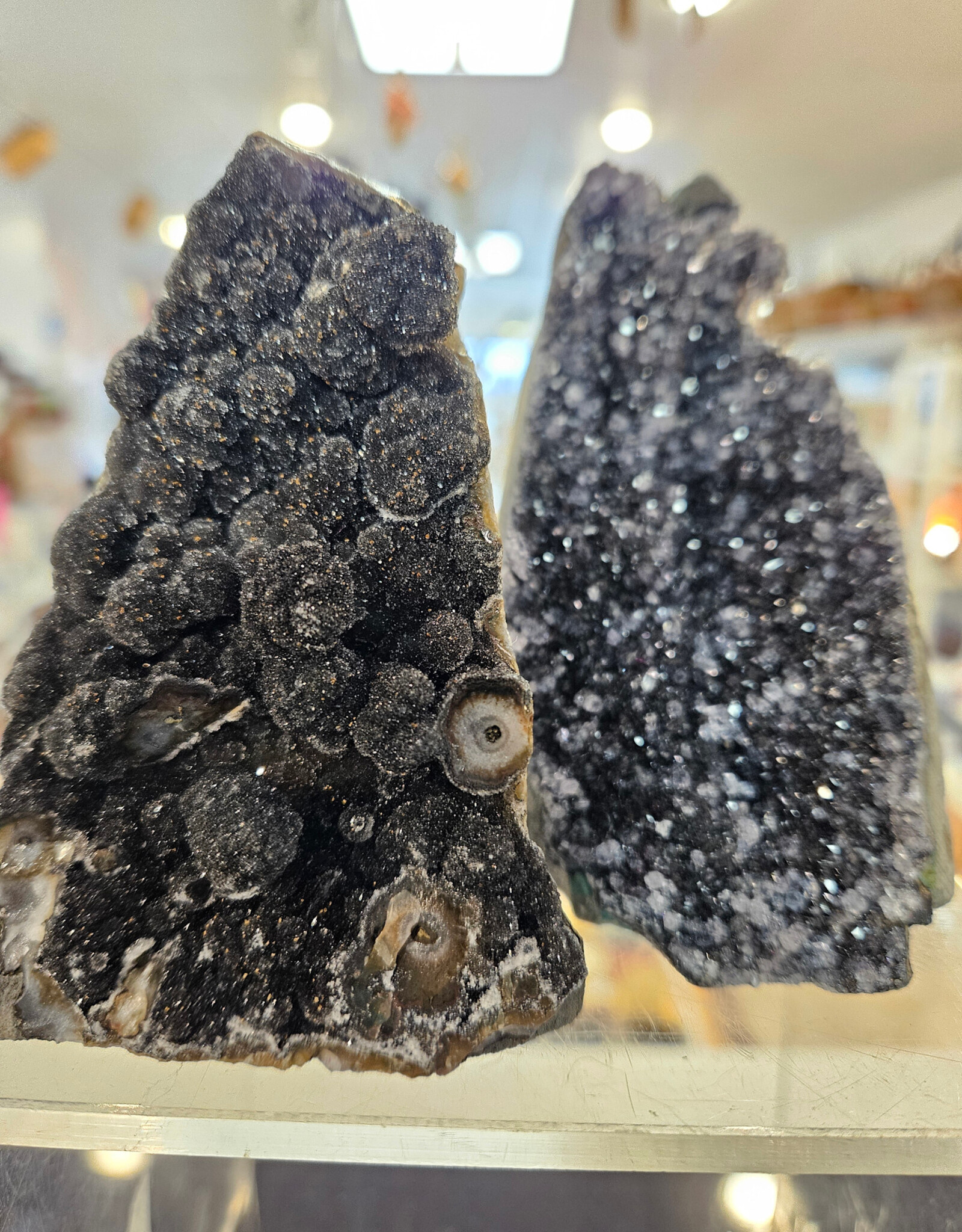 Black Amethyst Geode