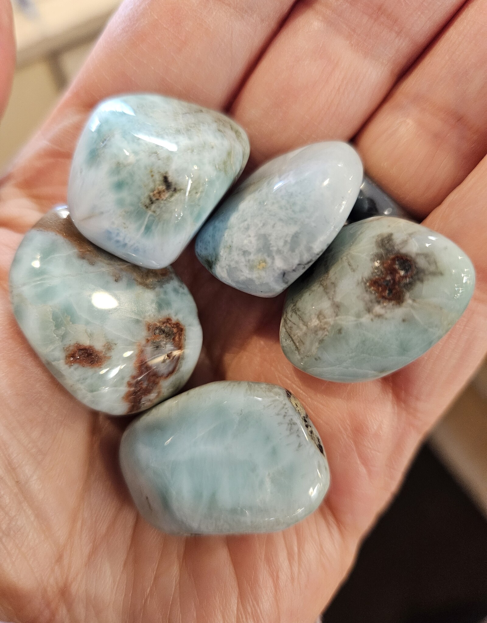 Larimar Tumbled Stone