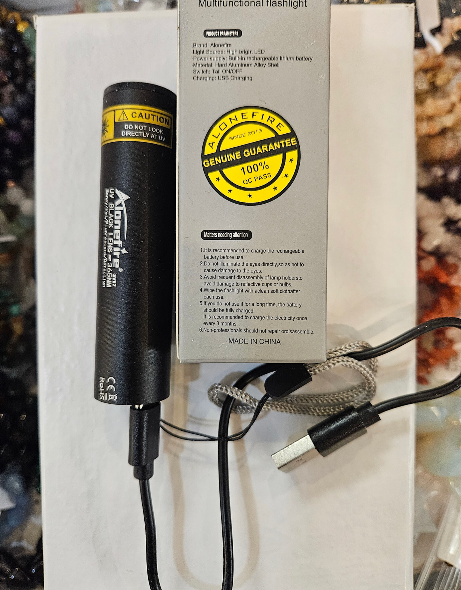 UV Flashlight, 365nm