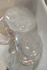 Angel Aura Quartz Flat/Smooth Stone
