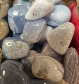Blue Lace Agate Tumbled Stone High Quality