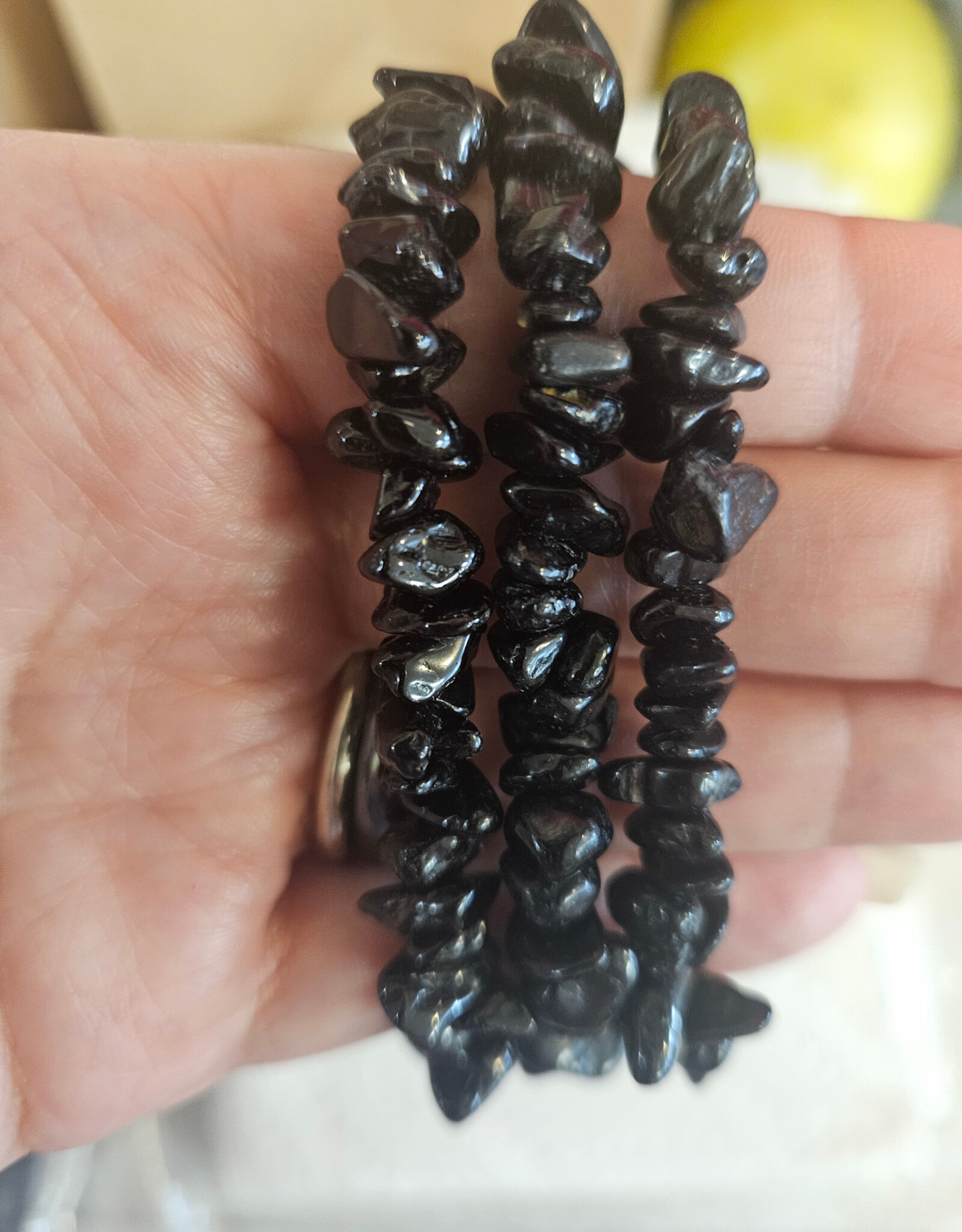 Black Tourmaline Bracelet Chip