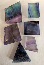 Rainbow Fluorite Polished Slab