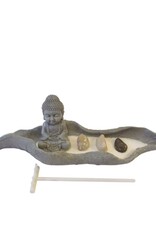 Zen Garden - Buddha on Leaf