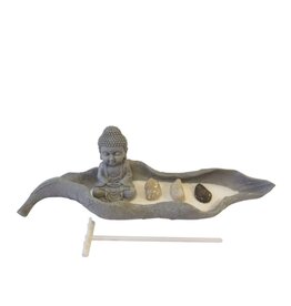 Zen Garden - Buddha on Leaf