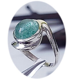The Endless Life Jade SSilver Ring