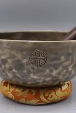 Tibetan Full Moon Hand Carved Singing Bowl