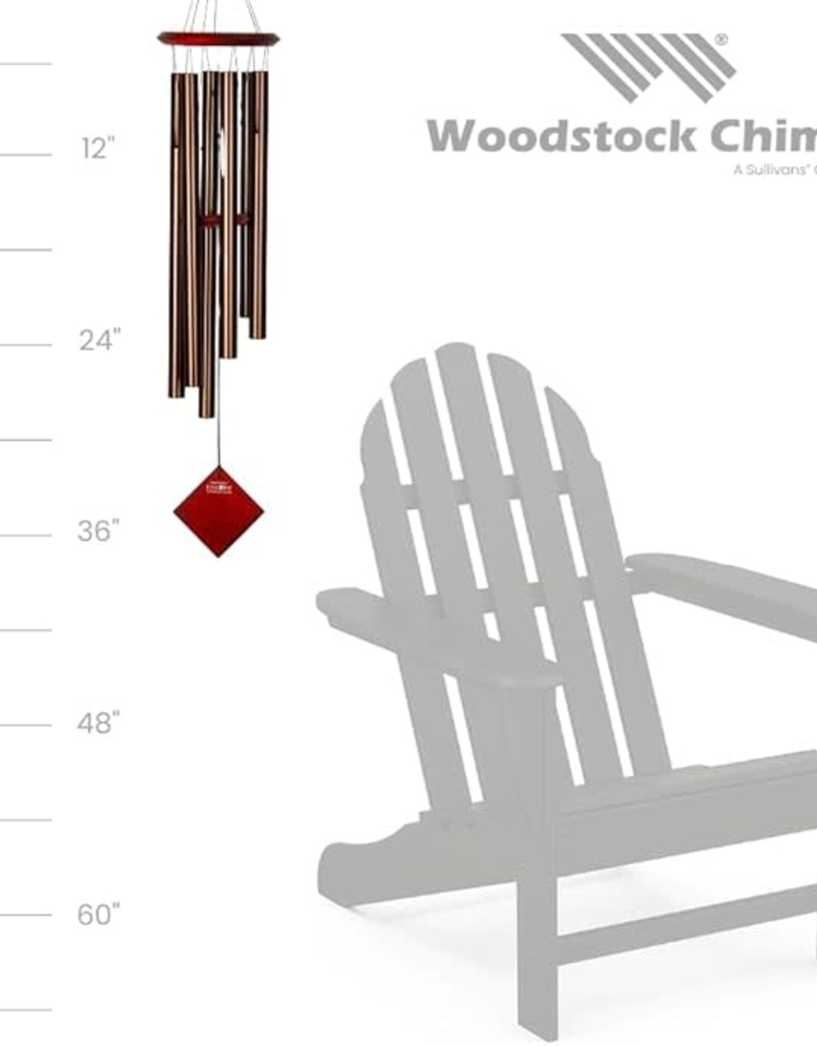 Chimes of Earth - 37" Bronze