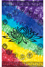 TAPESTRY - COTTON - CHAKRA LOTUS - 52"X76"