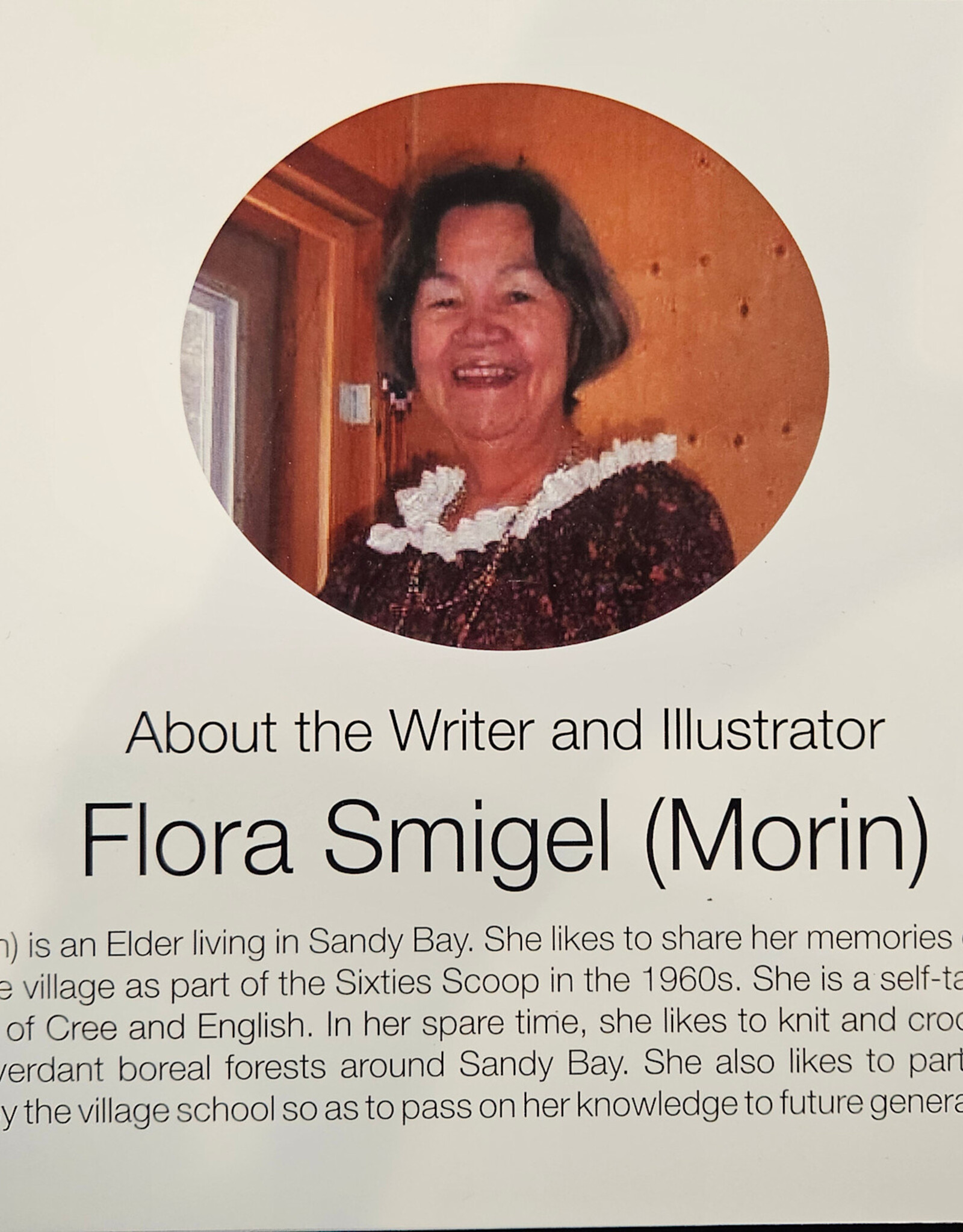Canadian Author Elder Flora Smigel