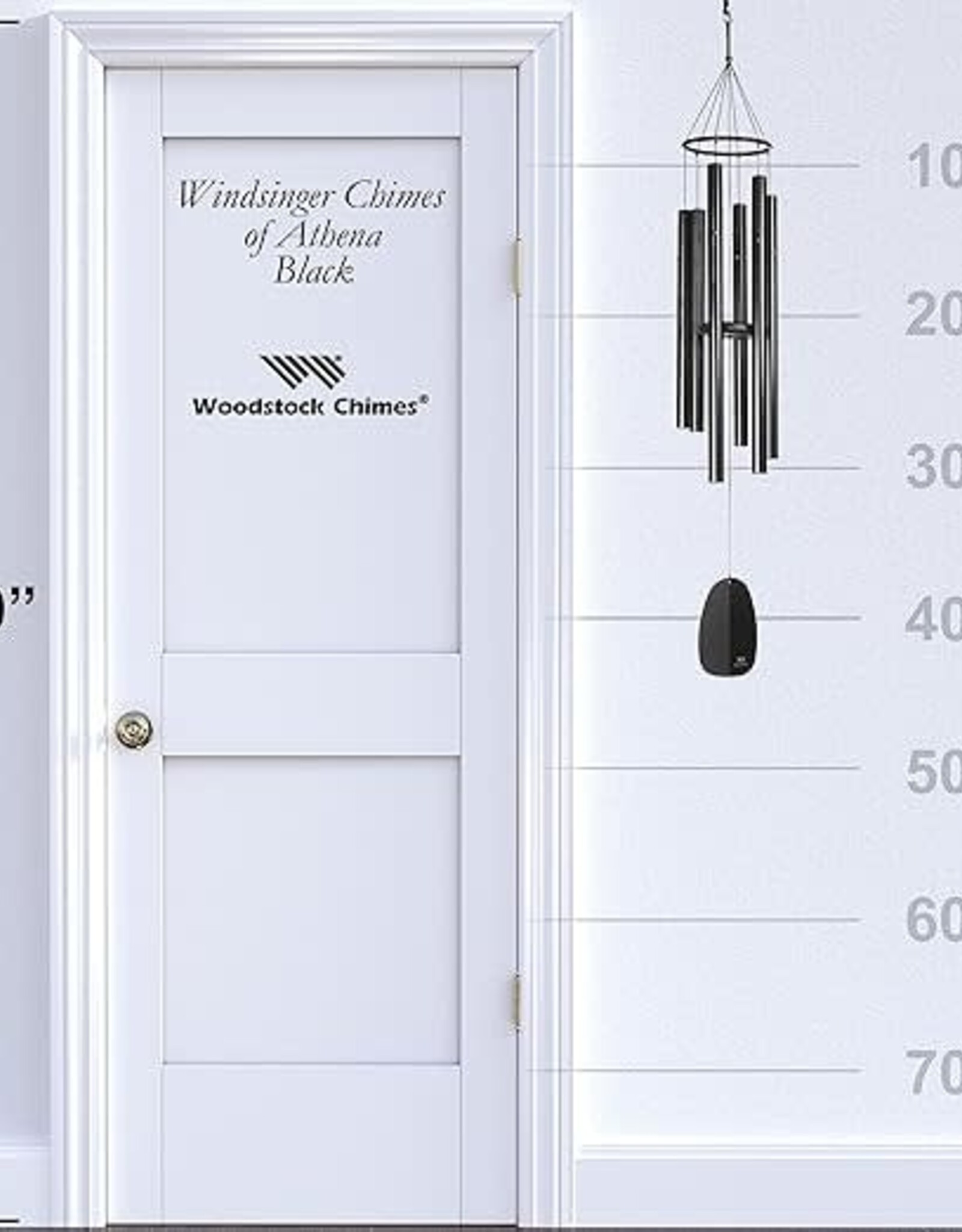 Windsinger Chimes of Athena - Black 44 inch