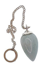 Amazonite Pendulum Necklace Sterling Silver