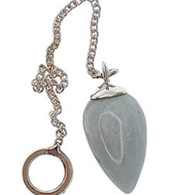 Amazonite Pendulum Necklace Sterling Silver