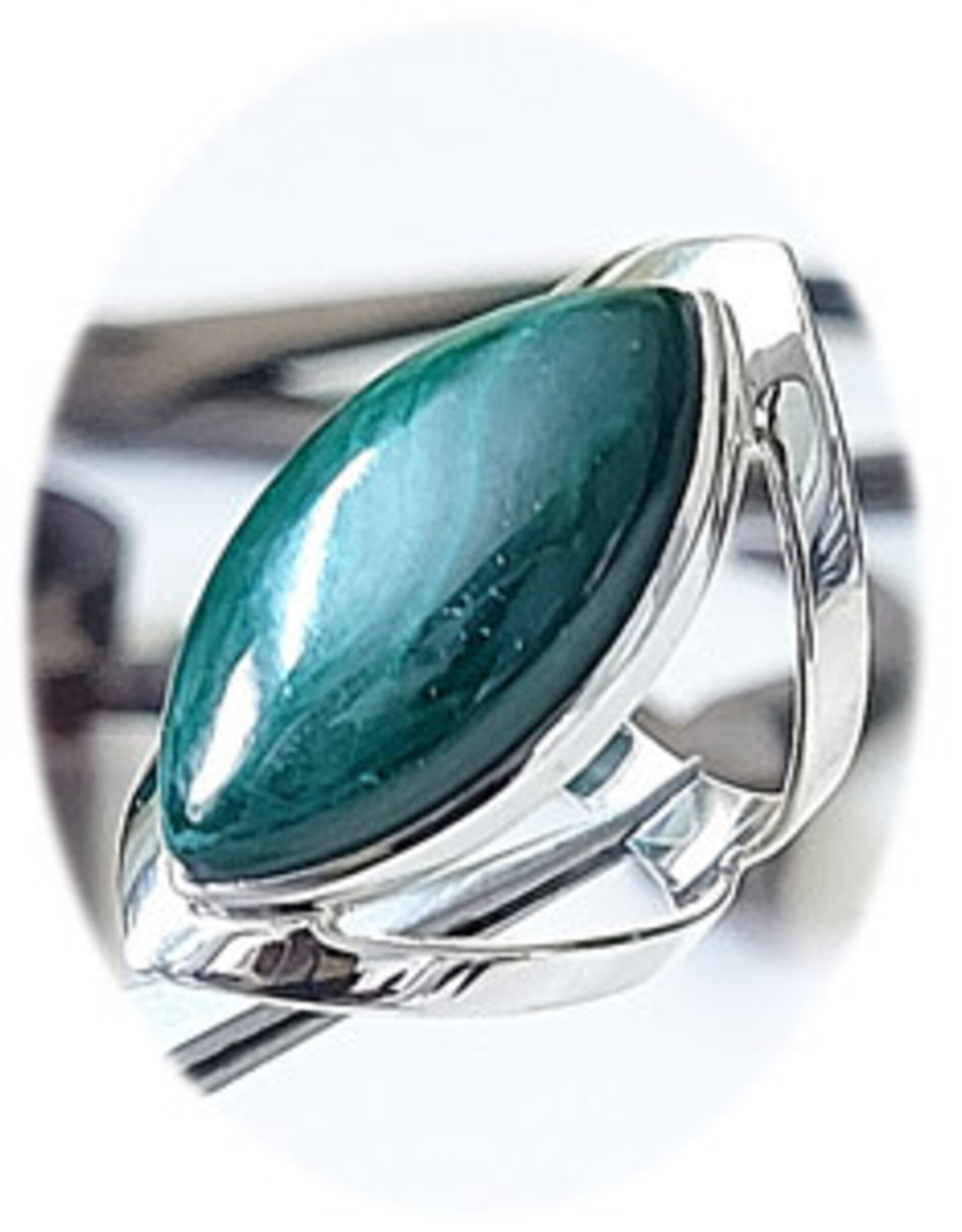 Azurite Sterling Silver Ring