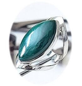 Azurite Sterling Silver Ring