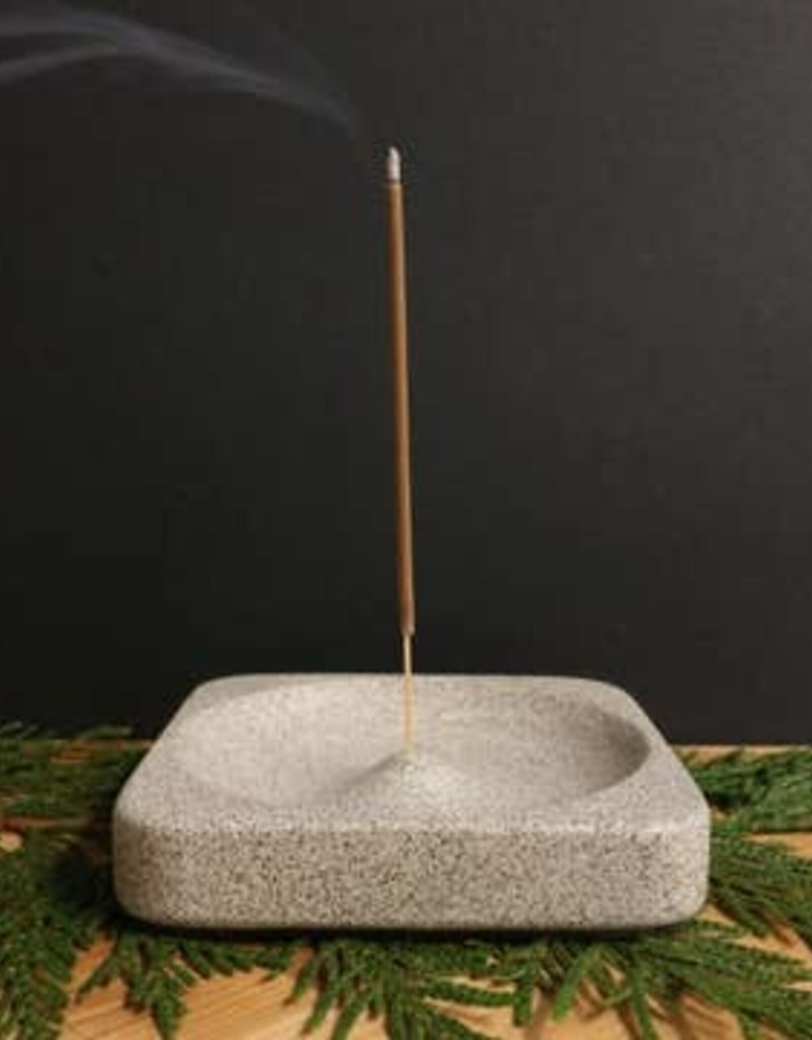 Van Isle Made Polished Concrete Incense Holder