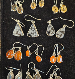 Sterling Silver Dangle Style Earrings