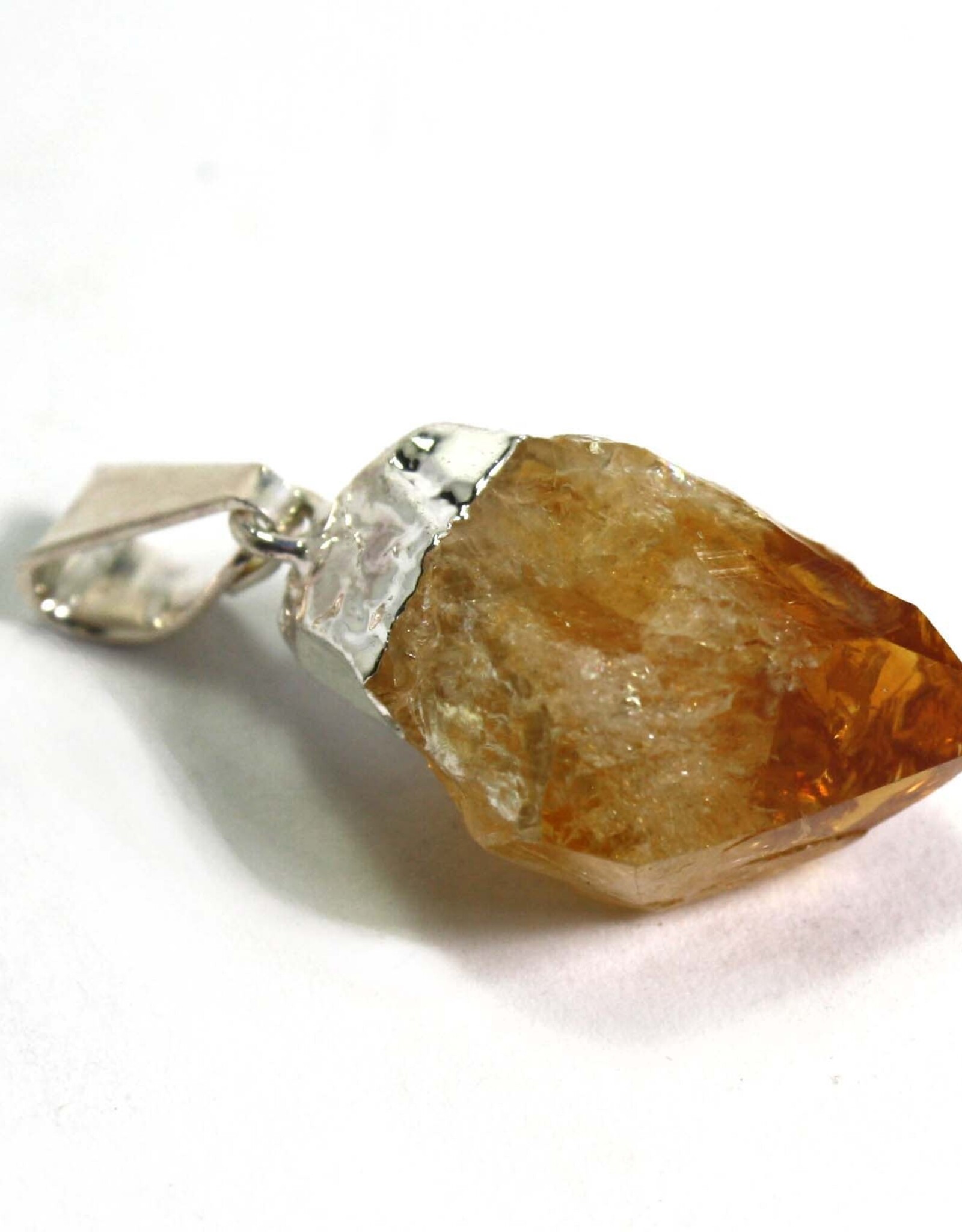 Pendant Citrine Brazil 3/4-1 1/4 in