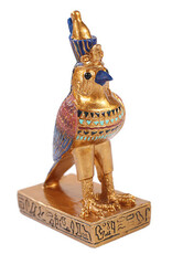 Small Horus 2 1/8" x 1 1/4" x 3 1/8 Hand Painted Resin