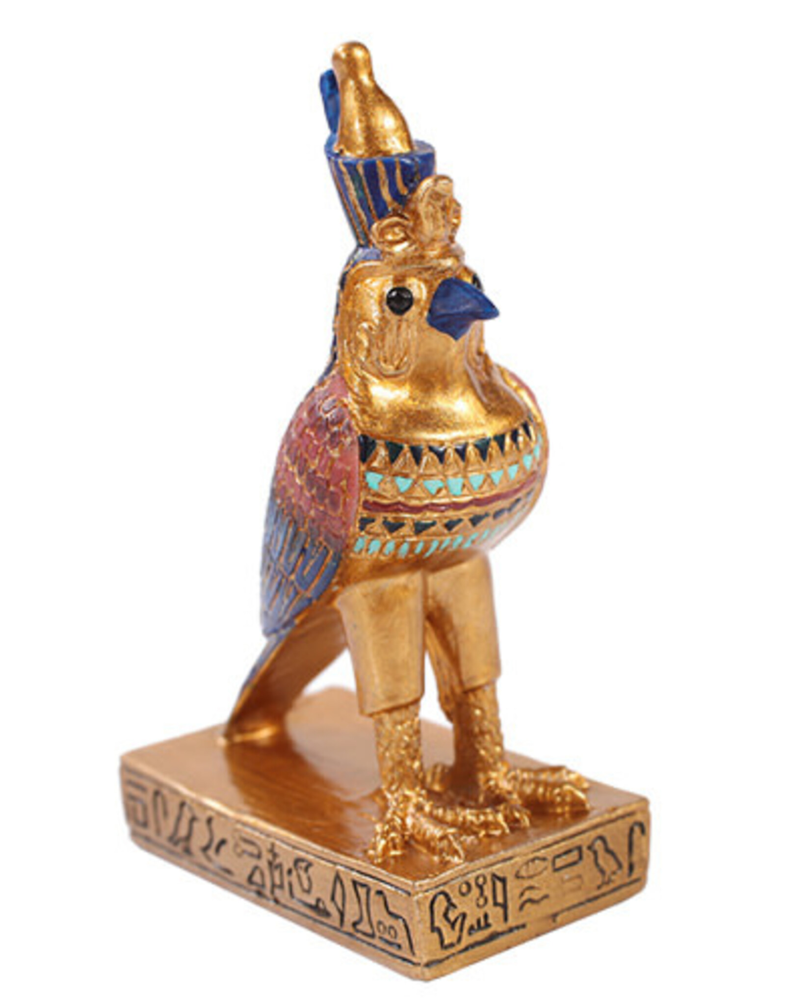 Small Horus 2 1/8" x 1 1/4" x 3 1/8 Hand Painted Resin