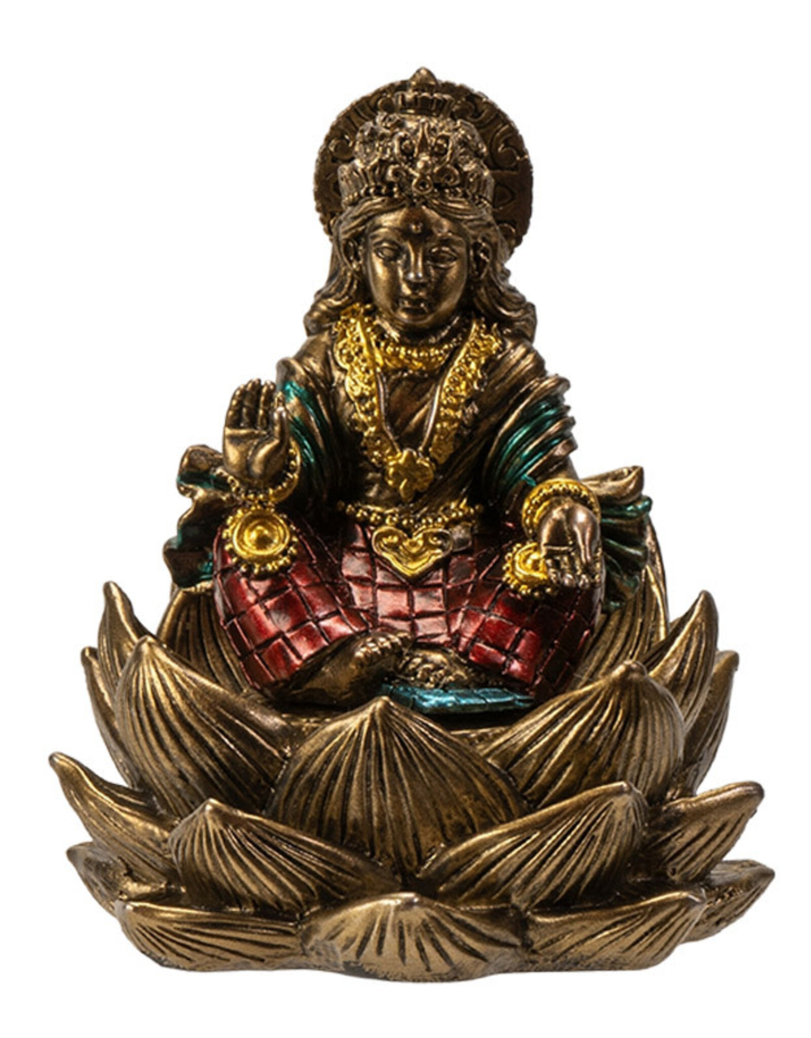 Lakshmi On Lotus Product Size: 2.8" X 3.0" X 3.3"