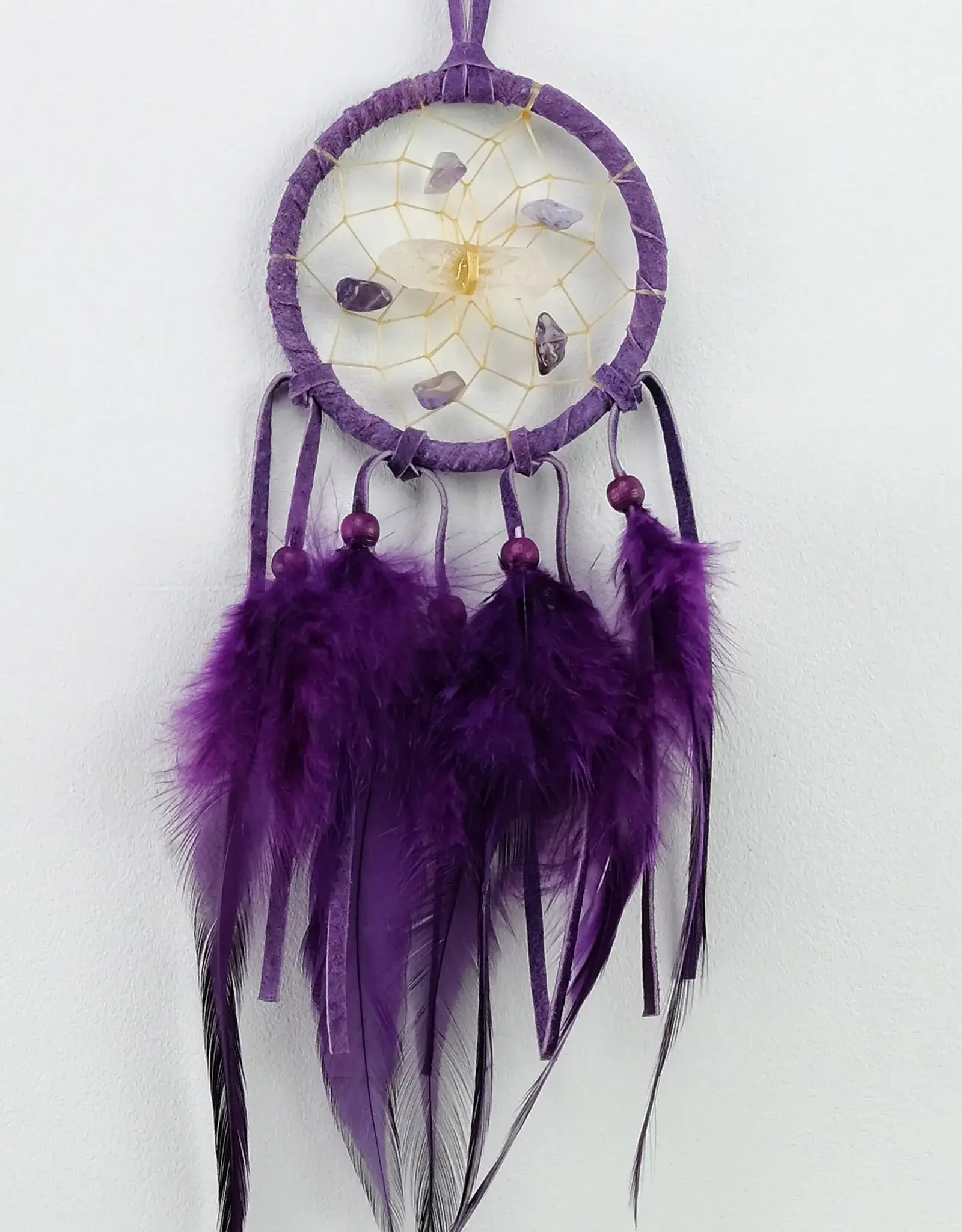 2.5" Purple Vision Seeker Dream Catcher