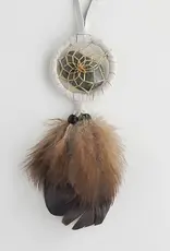 Protect the Earth 1.5" Grey Dream Catcher