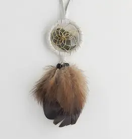 Protect the Earth 1.5" Grey Dream Catcher