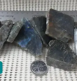 Labradorite One Side Polished Pebble