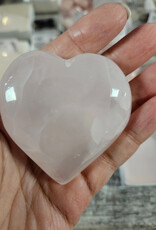 Pink Calcite Heart Large