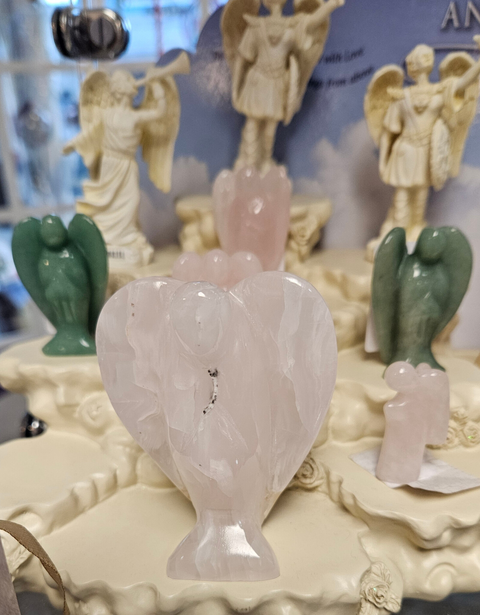 Pink Calcite Angel 3"