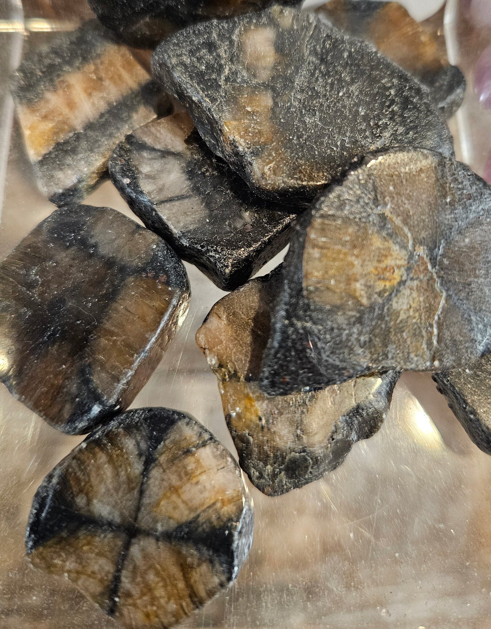 Tumbled Stone - Chiastolite