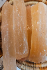 Raw Orange Selenite (Satin Spar) Rectangle Chunk